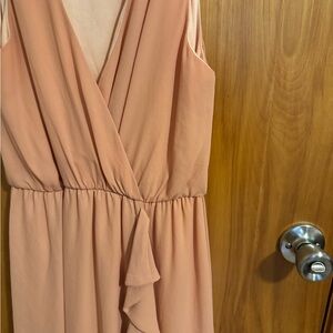 Elegant Peach Dress